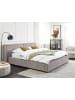 Beliani Doppelbett LINARDS in Grau - (W) 210 x (H) 94 x (L) 242 cm