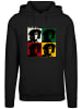 F4NT4STIC Hoodie Bob Marley Reggae Music Colour Blocks in schwarz
