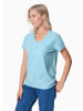 Organication T-Shirt "TESSA" in Retroblau