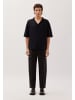 Studio Seidensticker Strick Resort Hemd Regular in Schwarz
