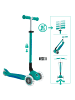 GLOBBER Scooter ELITE LIGHTS Roller in türkis, mit Leuchtrollen