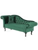 Beliani Chaiselongue LATTES in Grün - (W) 188 x (H) 87 x (L) 59 cm linksseitig