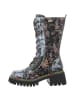 LAURA VITA Schnürstiefelette in silber