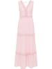 IZIA Spaghetti Kleid Maxi in Rosa