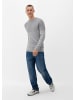 QS Strickpullover in 9400_grau meliert