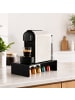 relaxdays Monitorständer in Schwarz - (B)50 x (H)10 x (T)20 cm