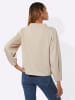 creation L Sweatshirt in sand-silberfarben