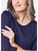 GOLDNER Shirt Kombifreundliches Shirt mit ¾ Arm in marine