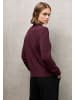 Street One Pullover in dark plum red