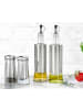 Ritzenhoff & Breker 12er Set Essig & Öl Flaschen Basic 320 ml transparent-silber in transparent-silber