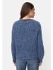 Camel Active Strickpullover mit weiten Ärmeln in Jeansblau