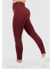 SMILODOX Leggings Layne in Bordeaux