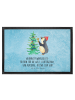 Mr. & Mrs. Panda Schmutzfangläufer Pinguin Weihnachtsbaum mit Sp... in Eisblau