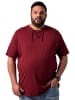 Men Plus Kurzarm T-Shirt in kupfer braun