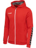 Hummel Reißverschluss Kapuzenpullover Hmlauthentic Kinder in TRUE RED