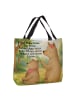 Mr. & Mrs. Panda Strandtasche Bär Kind Design mit Spruch in Weiß