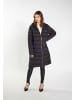 faina Damen Kurzmantel in Schwarz