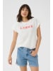 Kaffe T-shirt KAbine Regular fit in Chalk W. Grenadine Print