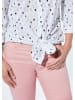 GOLDNER Kurzgröße:  Bluse Bluse mit Hemdkragen in bunt / gemustert