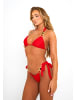 Moda Minx Bikini Hose Boujee Tie Side Brazilian in rot