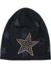 styleBREAKER Feinstrick Beanie Mütze in Midnight-Blue / Dunkelblau