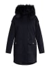 DreiMaster Vintage Winterparka in Schwarz Schwarz