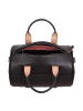 DuDu Handtasche Leder 25 cm in black rose