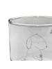 Mr. & Mrs. Panda Whiskey Glas Hund Kleeblatt ohne Spruch in Transparent