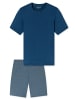 Schiesser Schlafanzug Casual Essentials in Navy