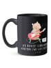 Mr. & Mrs. Panda Tasse E-Gitarre Zwei Riffs mit Spruch in Schwarz