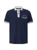 Tom Tailor Tom Tailor Poloshirt Decorated Polo mit Print Shortleeve in blau