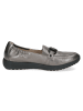 Caprice Slipper in dk grey metallic