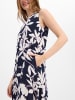 Olsen Kleid in marine weiß - 0001