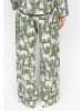 Cyberjammies Nancy Womens Dog Print Wide Leg Pyjama Bottoms in Green