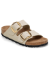 Birkenstock Sandale Arizona Big Buckle Rivet Logo Textile in natur