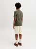 JACK & JONES Junior Gestricktes Polo in Tea Leaf