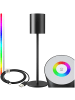 tectake Akku-Tischlampe Corly 10 x 37 cm, schwarz