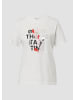 s.Oliver T-Shirt in 02E1_ecru