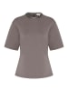 Soaked in Luxury T-Shirt kurzarm SLMagana Gerade Passform in Dark Gull Gray