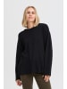Pulz Strickpullover PZSTEFFI Relaxed fit in Black Beauty
