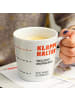 Geda Labels Tasse Klappe halten in Weiß - 350ml