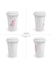 Mr. & Mrs. Panda To Go Becher Axolotl Tanzen ohne Spruch in Weiß