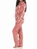 NORMANN Hausanzug Coralfleece Sterne - 51178 in rosa