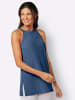 Sieh an! Longtop in jeansblau