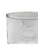 Mr. & Mrs. Panda Whiskyglas Flamingo Stolz ohne Spruch in Transparent