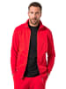 JP1880 Sweatjacke in mohnrot