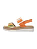 remonte Ledersandale mit Keilabsatz „Fiesta“ Orange