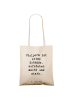 Mr. & Mrs. Panda Tote Bag Spruch Aus Fehlern lernen mit Spruch in Creme