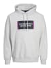 Jack & Jones Kapuzenpullover in White Melange