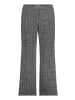 BETTY & CO Stoffhose mit Lurexfaden in Schwarz/Grau